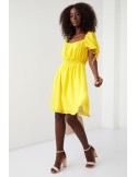 Airy yellow Spanish dress 03045 - Online store - Boutique